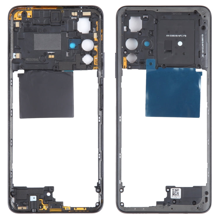 For Xiaomi Redmi Note 11S 5G Original Middle Frame Bezel Plate (Black)