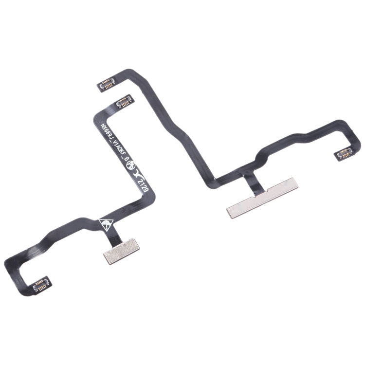 For ZTE Nubia Red Magic 6 1 Pair Power Button & Volume Button Flex Cable