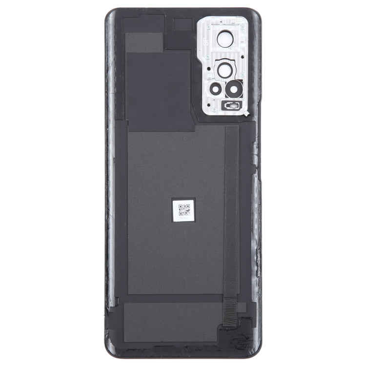 For ZTE Axon 30 5G A2322 Battery Back Cover with Camera Lens Cover(Black)