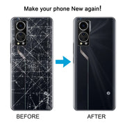 For ZTE Axon 30 5G A2322 Battery Back Cover with Camera Lens Cover(Black)