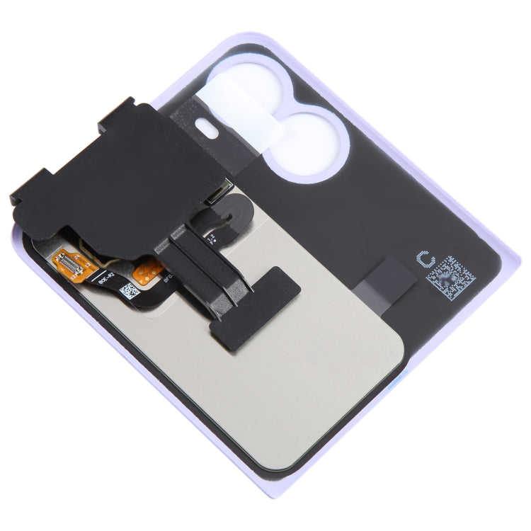 Original LCD Secondary Screen for OPPO Find N2 Flip With Digitizer Full Assembly (Purple)