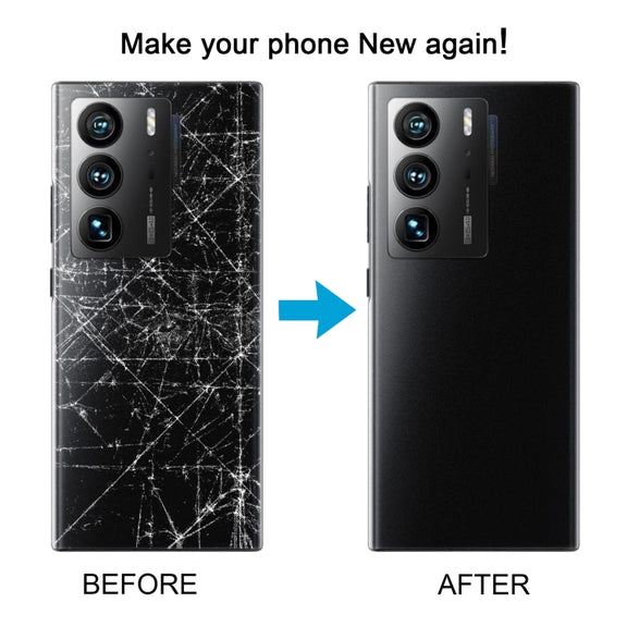 For ZTE Axon A41 Ultra 5G Glass Battery Back Cover(Grey)