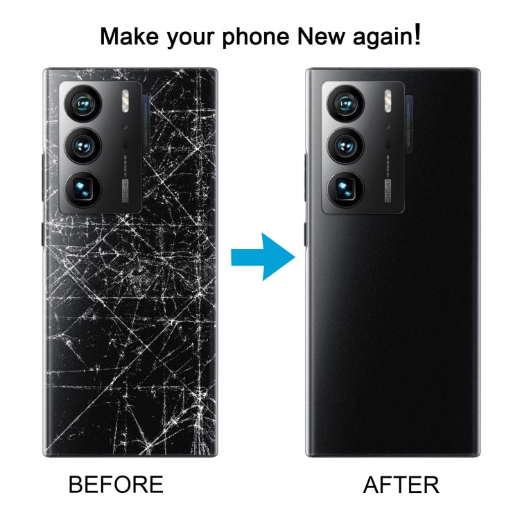 For ZTE Axon A41 Ultra 5G Glass Battery Back Cover(Grey)
