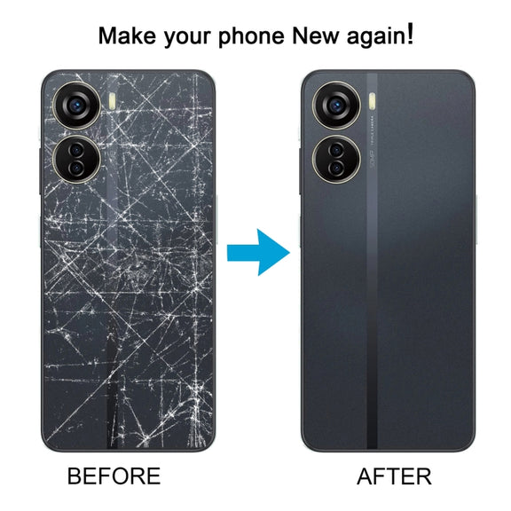 For ZTE Blade V40 Design Battery Back Cover(Grey)