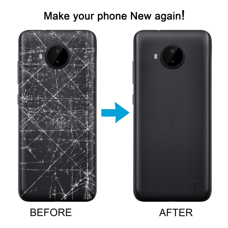 For Nokia C20 Plus Original Battery Back Cover(Black)