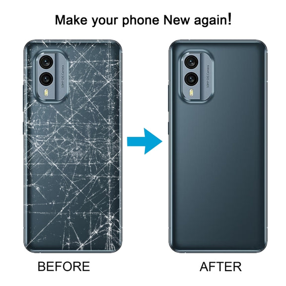 For Nokia X30 Original Battery Back Cover(Blue)