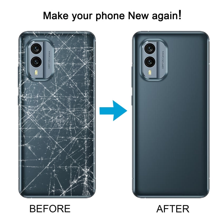 For Nokia X30 Original Battery Back Cover(Blue)