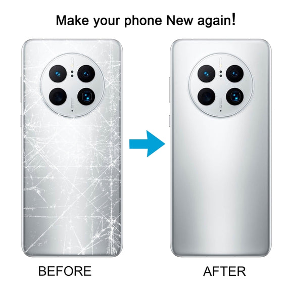 For Huawei Mate 50 Pro Battery Back Cover(Black)