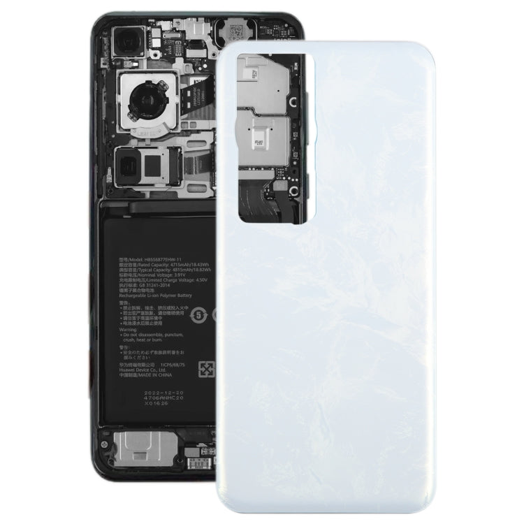 For Huawei P60 Pro Battery Back Cover(White)