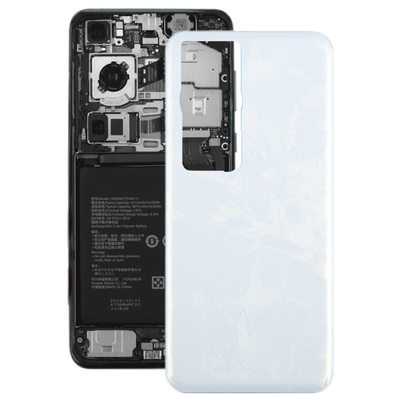 For Huawei P60 Pro Battery Back Cover(White)