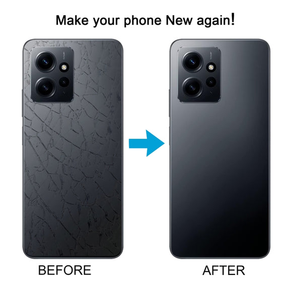 For Xiaomi Redmi 12 4G OEM Glass Material Battery Back Cover(Black)