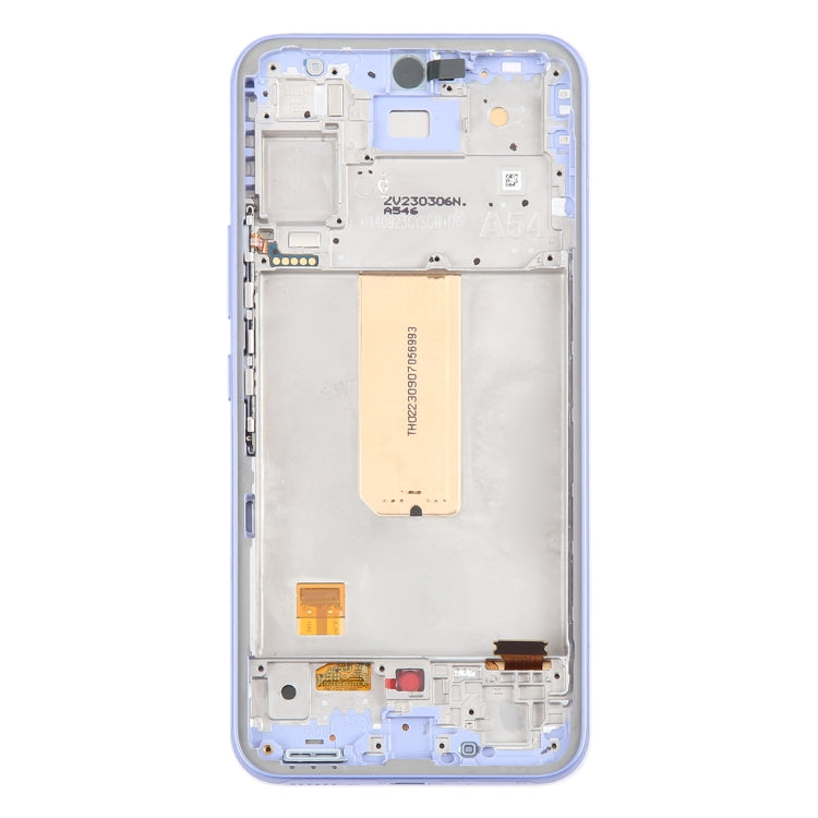 For Samsung Galaxy A54 5G SM-A546 6.43 inch OLED LCD Screen Digitizer Full Assembly with Frame (Purple)