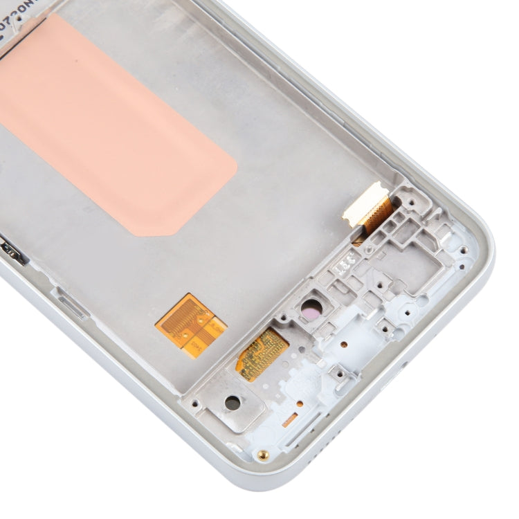 For Samsung Galaxy A54 5G SM-A546 6.43 inch OLED LCD Screen Digitizer Full Assembly with Frame (White)