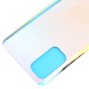 For OPPO Find X3 Lite Glass Material Battery Back Cover(Bright Silver)