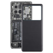 For vivo X80 OEM Glass Material Battery Back Cover(Black)