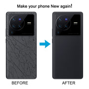 For vivo X80 OEM Glass Material Battery Back Cover(Black)