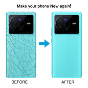 For vivo X80 OEM Glass Material Battery Back Cover(Blue)