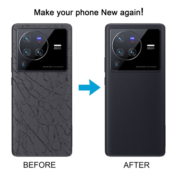 For vivo X80 Pro OEM Glass Material Battery Back Cover(Blue)