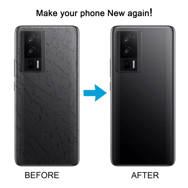 For Xiaomi Poco F5 Pro OEM Glass Material Battery Back Cover(Black)