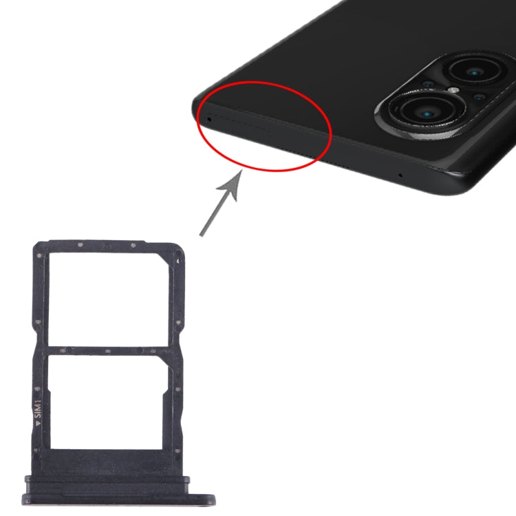 For Huawei Nova 9 SE 5G SIM + SIM Card Tray (Black)