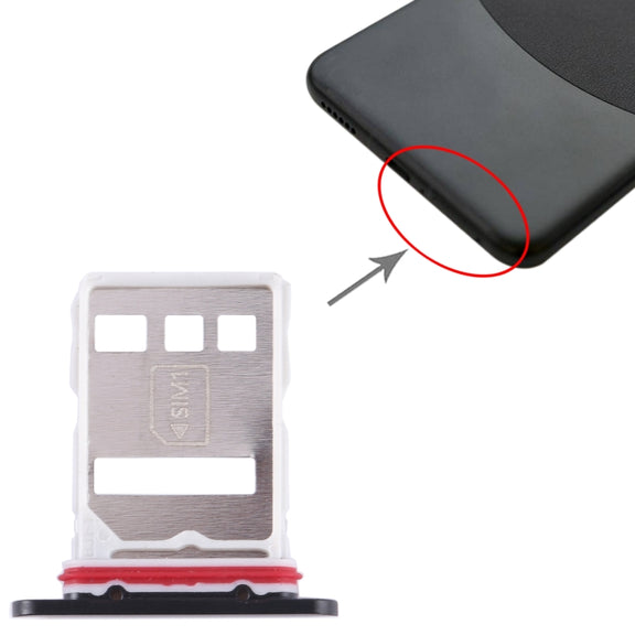 For Huawei Mate 60 SIM + NM Card Tray (Black)
