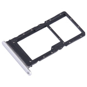 For Huawei Enjoy 30 Plus SIM + SIM / Micro SD Card Tray (Silver)