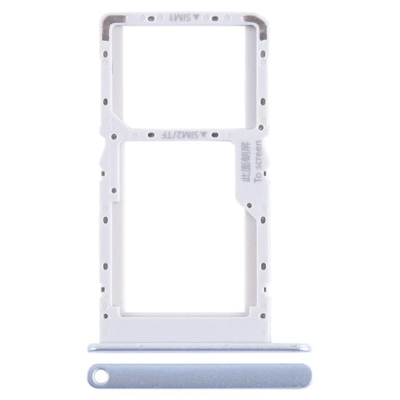 For Huawei Enjoy 60Z SIM + SIM / Micro SD Card Tray (Blue)
