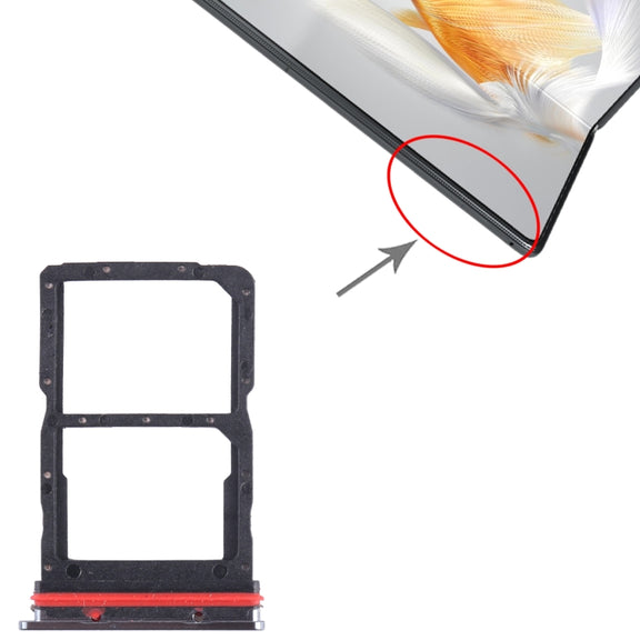 For Huawei Mate X3 SIM + SIM Card Tray (Black)