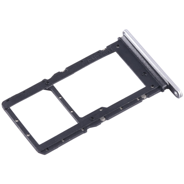 For Honor Play 30 SIM + SIM / Micro SD Card Tray (Silver)