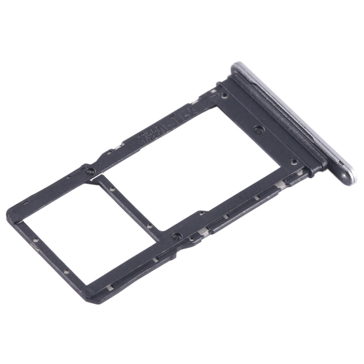 For Honor Play6T SIM + SIM / Micro SD Card Tray (Silver)
