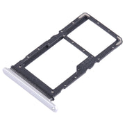 For Honor X5 Plus SIM + SIM / Micro SD Card Tray (Silver)