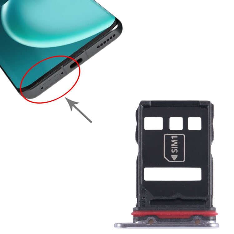 For Honor Magic4 Pro SIM + NM Card Tray (Black)