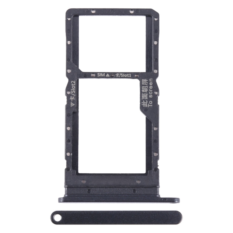 For Honor Play 20A SIM + SIM / Micro SD Card Tray (Black)