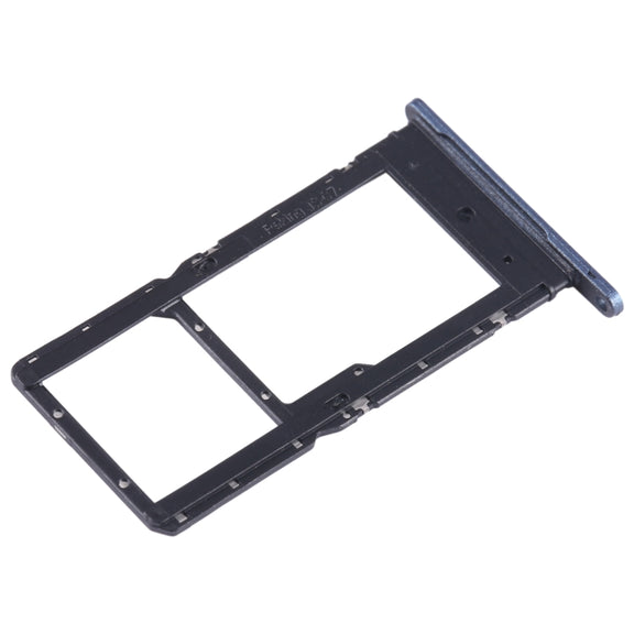 For Honor Play 20A SIM + SIM / Micro SD Card Tray (Blue)