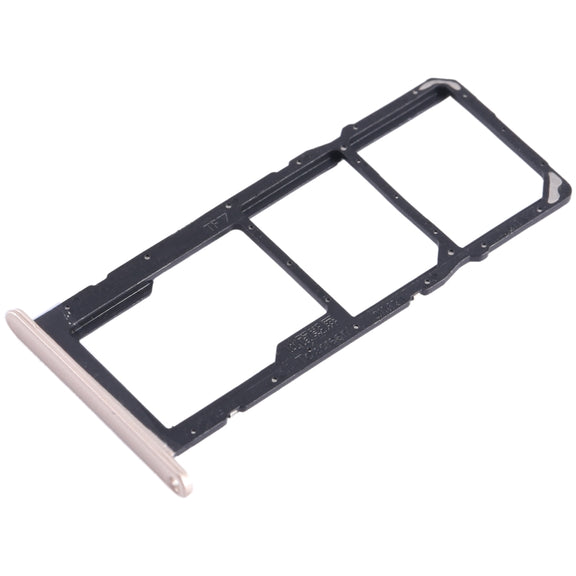 For Honor 20 SE SIM + SIM + Micro SD Card Tray (Gold)