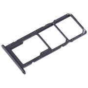 For Honor 10X Lite SIM + SIM + Micro SD Card Tray (Black)
