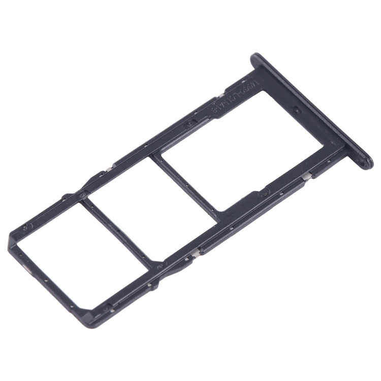 For Honor X10 Lite SIM + SIM + Micro SD Card Tray (Black)