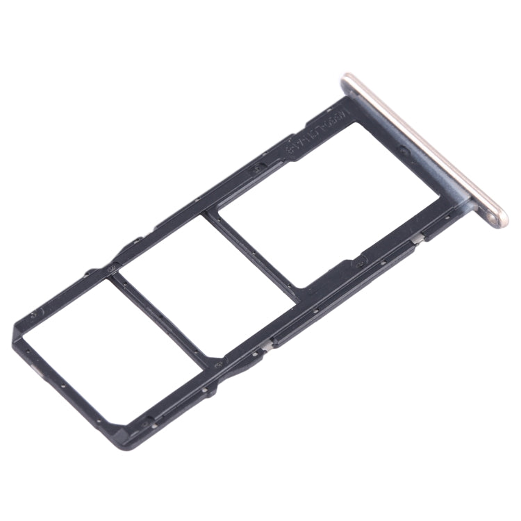 For Honor X10 Lite SIM + SIM + Micro SD Card Tray (Gold)