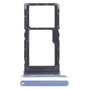 For Honor Play6C SIM + SIM / Micro SD Card Tray (Blue)