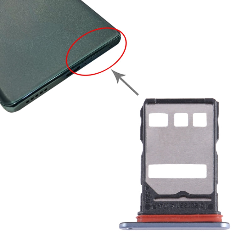 For Honor X40 SIM Card Tray (Silver)