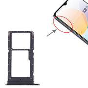 For Honor X8 5G SIM + SIM / Micro SD Card Tray (Black)