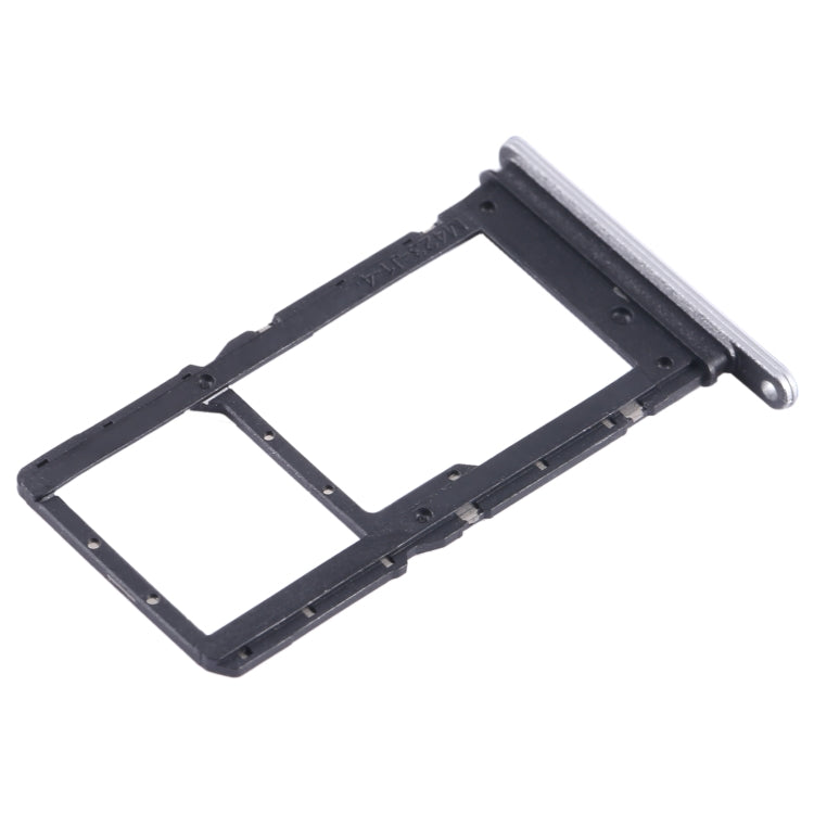 For Honor X5 SIM + SIM / Micro SD Card Tray (Silver)