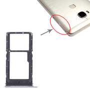 For Honor X5 SIM + SIM / Micro SD Card Tray (Silver)