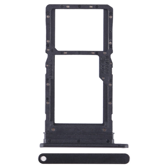 For Honor X7 SIM + SIM / Micro SD Card Tray (Black)