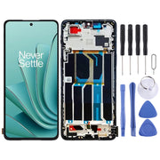 For OnePlus Ace 2V PHP110 Original LCD Screen Digitizer Full Assembly with Frame (Black)