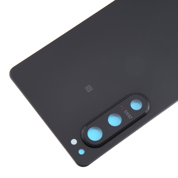 For Sony Xperia 5 IV Original Battery Back Cover with Camera Lens Cover(Black)