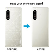 For Sony Xperia 5 IV Original Battery Back Cover with Camera Lens Cover(Green)
