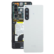 For Sony Xperia 5 IV Original Battery Back Cover with Camera Lens Cover(White)