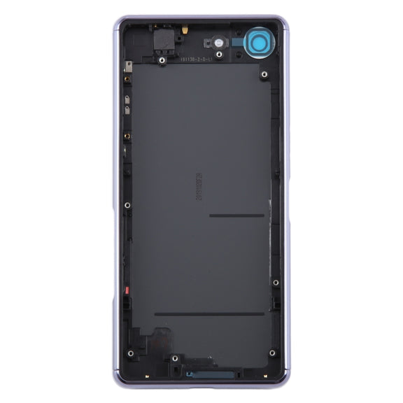 For Sony Xperia Ace Original Battery Back Cover with Camera Lens Cover(Purple)