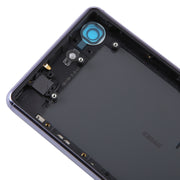 For Sony Xperia Ace Original Battery Back Cover with Camera Lens Cover(Purple)